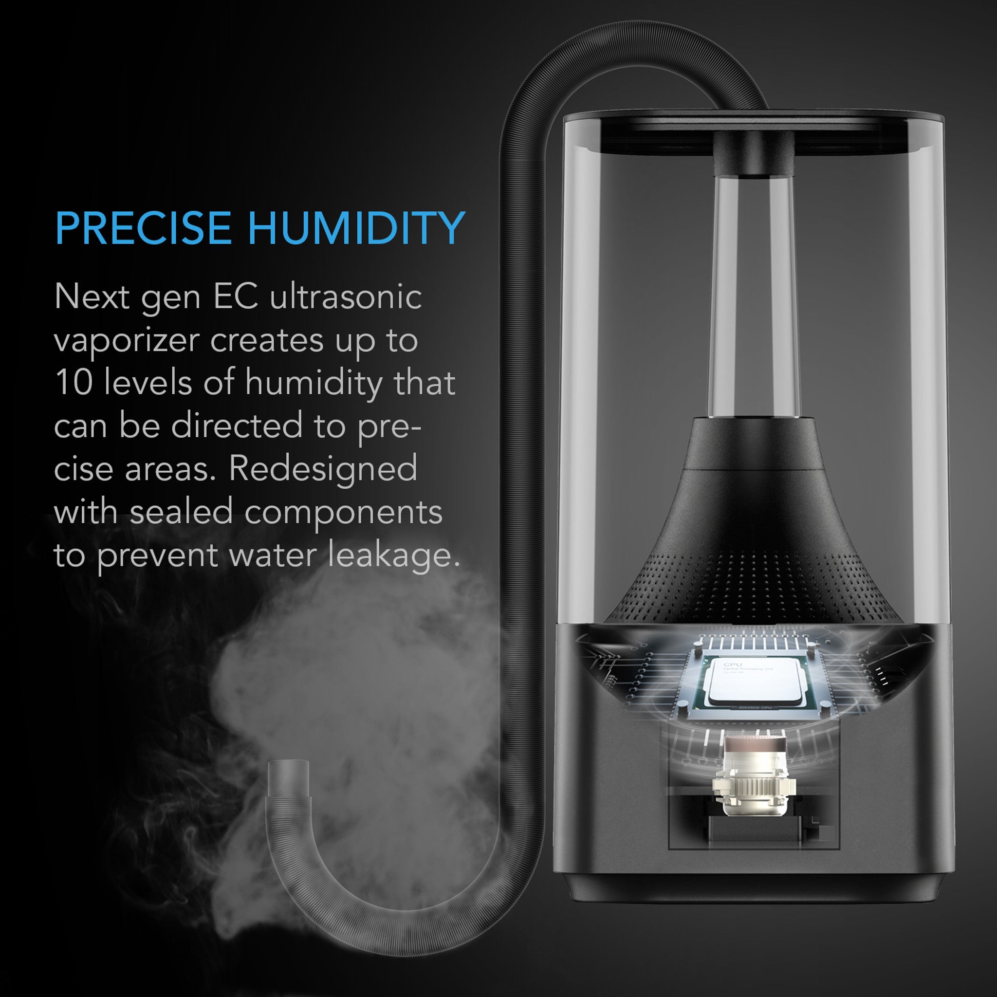 Cloudforge T3 Gen 2, Environmental Plant Humidifier, 4.5L, Smart Controls, Targeted Vaporizing