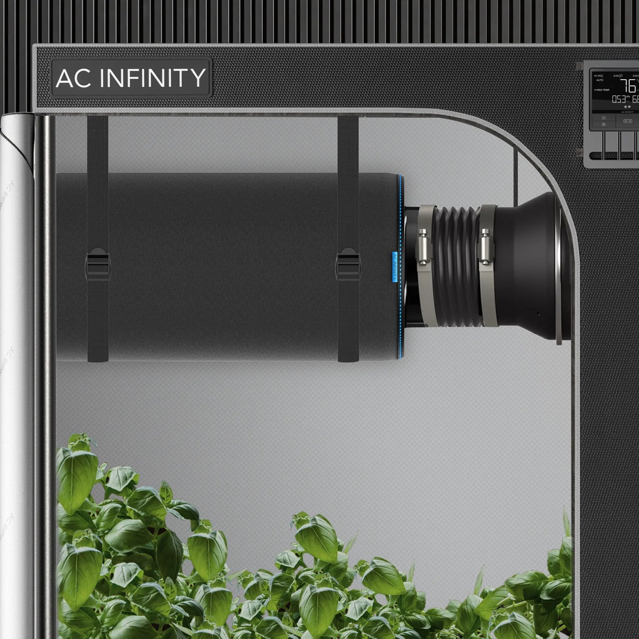 AC Infinity Duct Carbon Filter, Australian Charcoal, 4 Inch