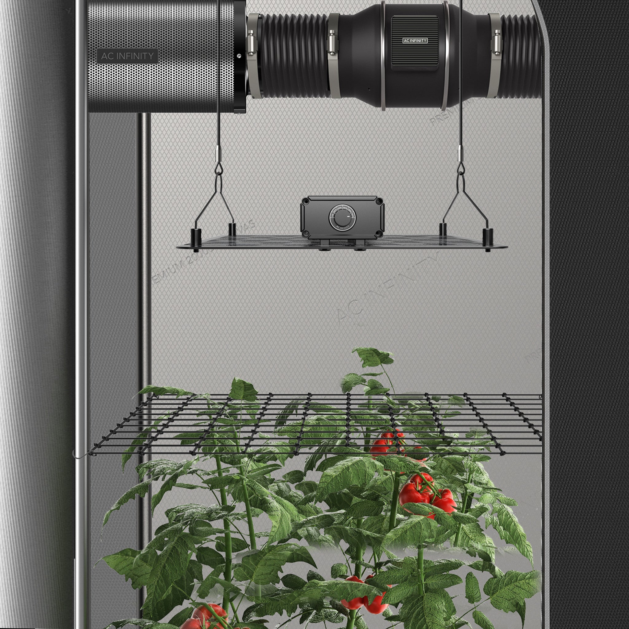 AC Infinity Grow Tent Trellis Netting 5x5