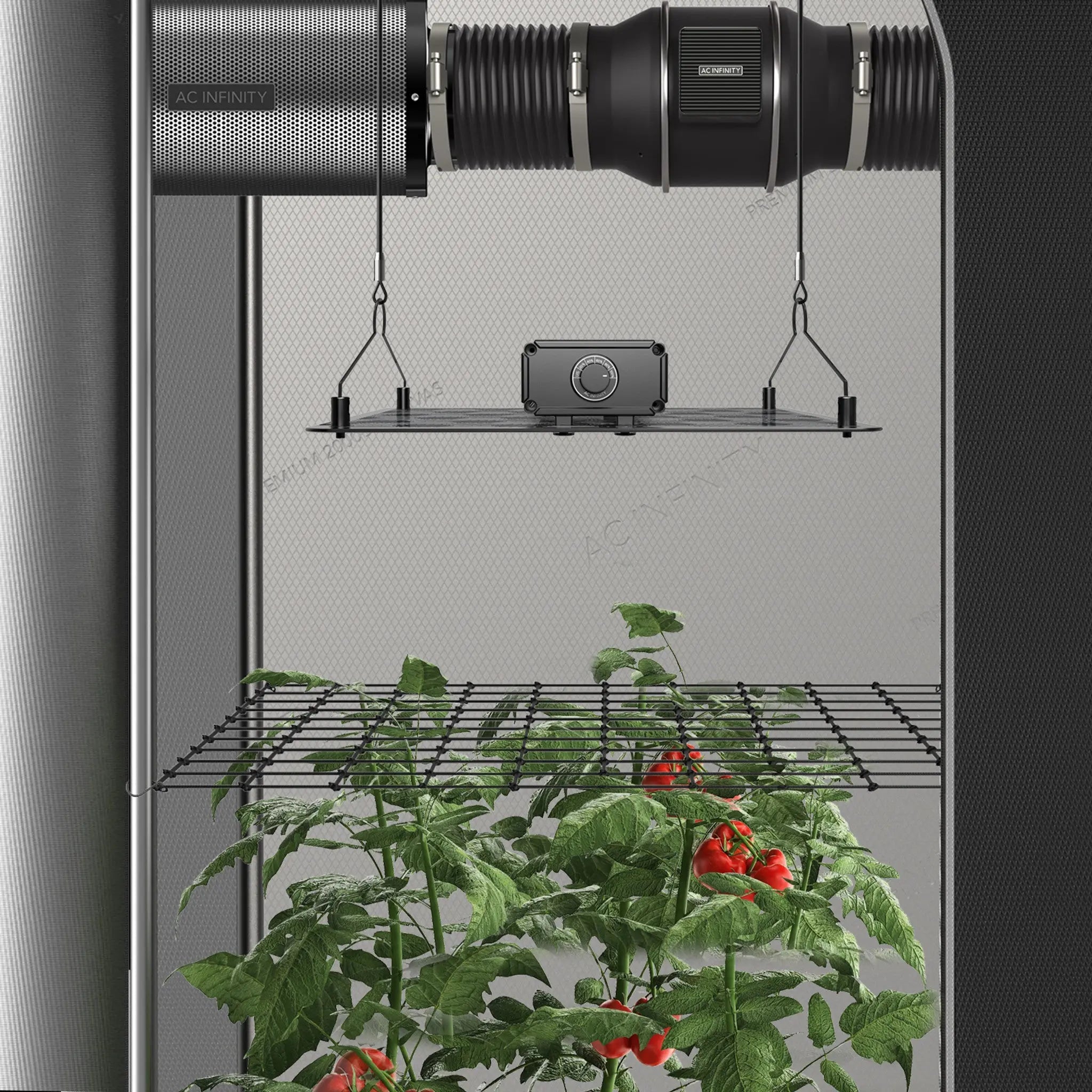 AC Infinity Grow Tent Trellis Netting 4x4