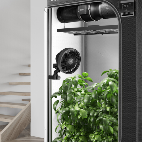 Cloudray S9, Gen 2 Grow Tent Clip Fan 9” With Long-Life Ec Motor, 10-Level Dynamic Wind Modes & Fan Speeds, 10-Level Auto Oscillation