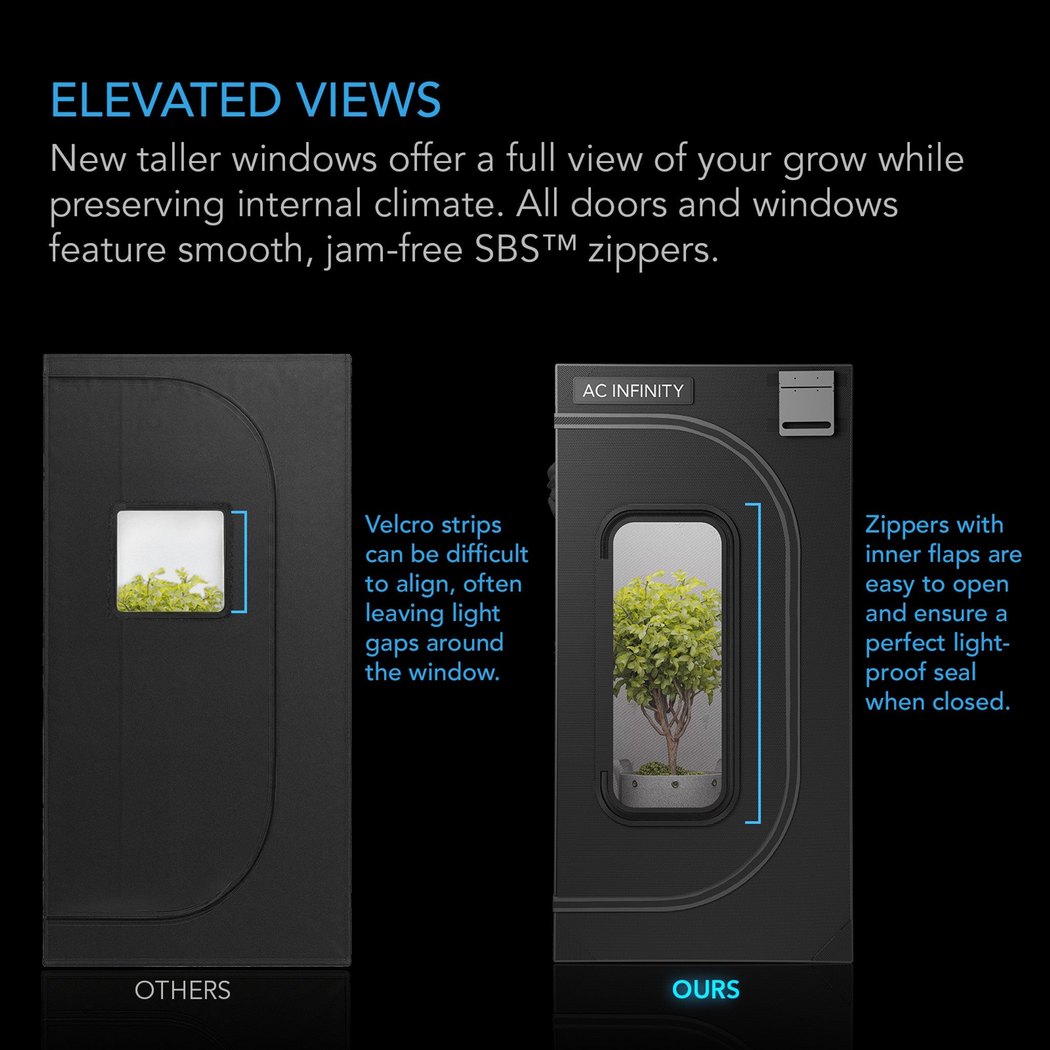 CLOUDLAB 844, Advance Grow Tent 4x4, 120 x 120 x 200 cm
