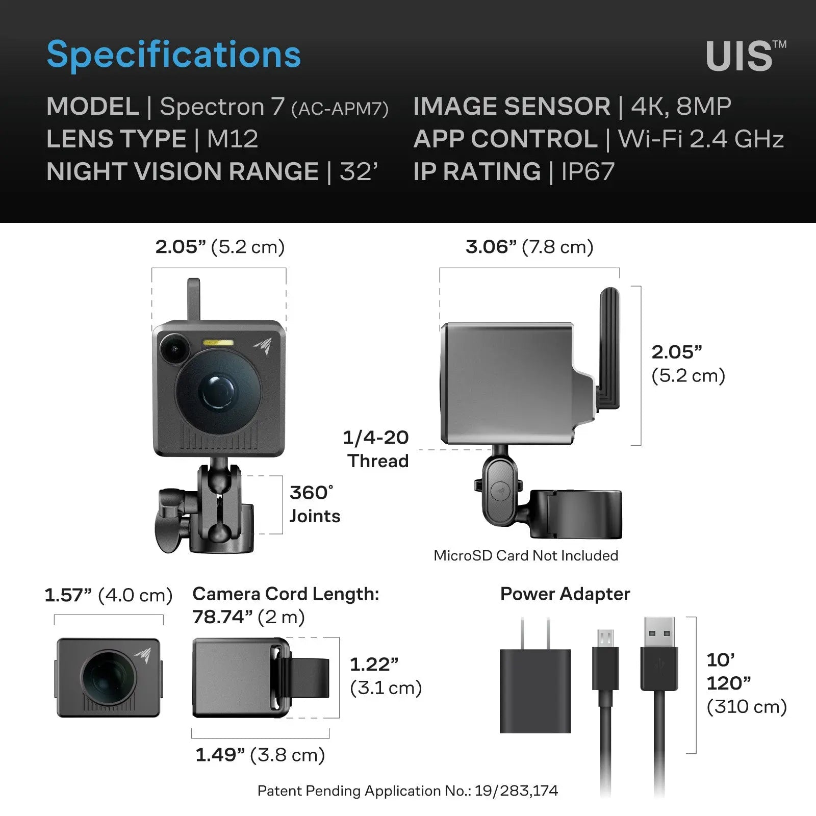 SPECTRON 7, AI-Powered Grow Camera 4K with Thermal Imaging and Under-Canopy Vision