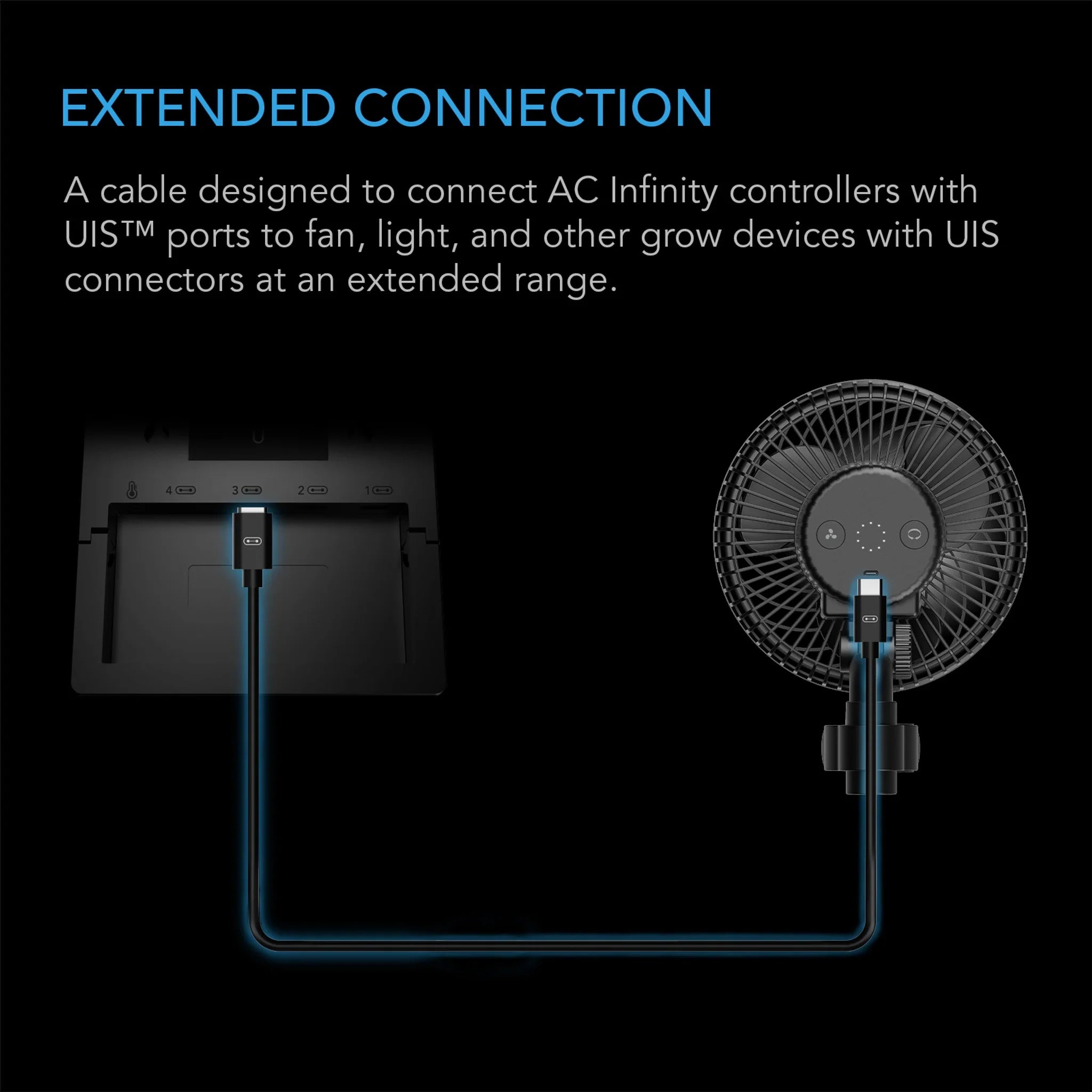 UIS To UIS Extension Cable, Male To Male, 10 Ft. Gen 1