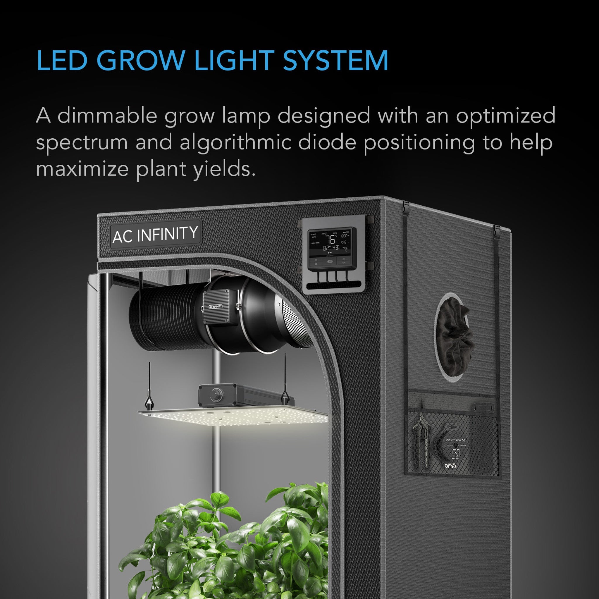 IONBOARD S24, Full Spectrum LED Grow Light 220W, Samsung LM301H, 2x4 Ft. Coverage